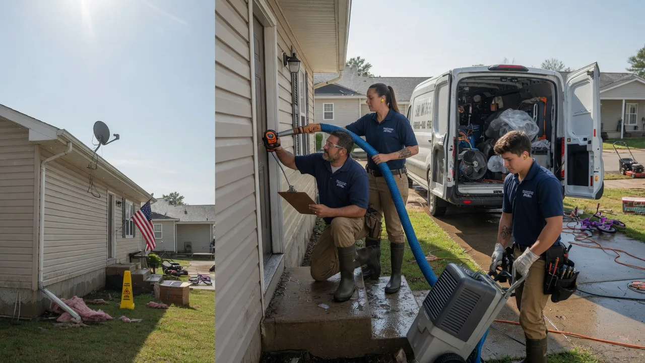 Ceiling Water Damage Restoration in Worthington Springs, FL near me
